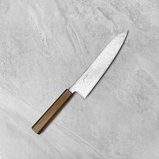 Tsunehisa Nami AUS-10 Damascus Gyuto 210mm