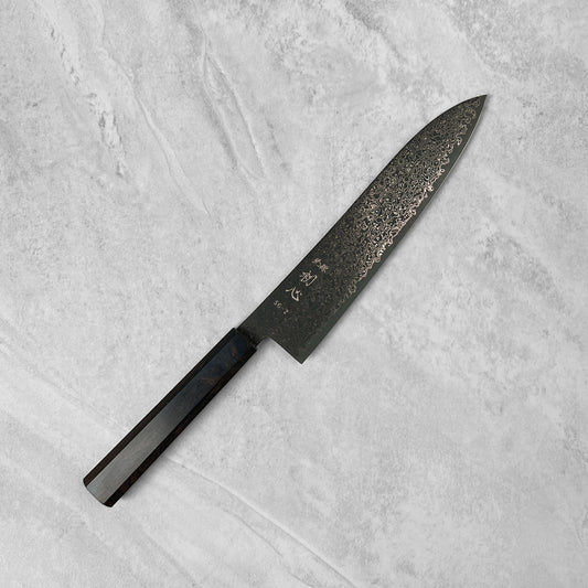 Hatsukokoro Saihyo Kurozome SG2 Damascus Gyuto (by Yauji)