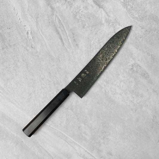 Hatsukokoro Saihyo Kurozome SG2 Damascus Gyuto 210mm (by Yauji)