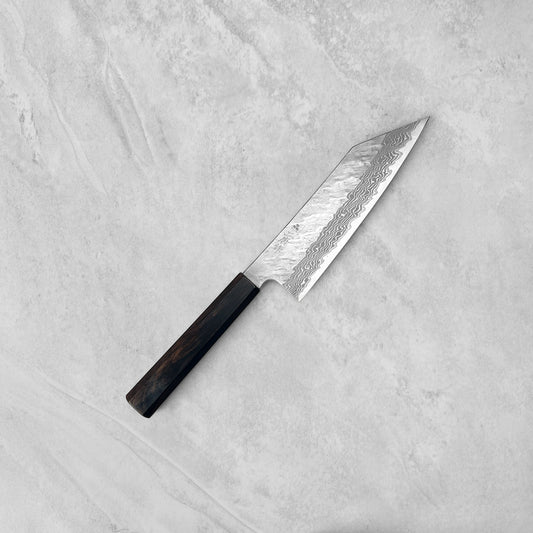 Nigara Hamono VG10 Tsuchime Damascus Bunka 180mm